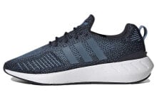 adidas originals Swift Run 22 舒适 透气 低帮 跑步鞋 男女同款 蓝白 / Adidas Originals Swift GW6821