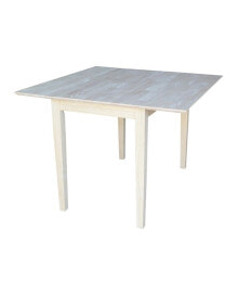 International Concepts dual Drop Leaf Dining Table - Square