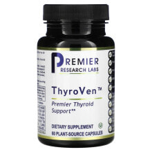Растительные экстракты и настойки Premier Research Labs, ThyroVen, 60 капсул растительного происхождения
