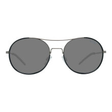 Мужские солнцезащитные очки Мужские очки солнцезащитные авиаторы черные Polaroid PLD-1021-S-KJ1-55-Y2 ( 55 mm)
