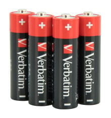Батарейки и аккумуляторы для аудио- и видеотехники для мальчиков verbatim Щелочные батарейки АА 49875