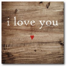 Courtside Market i Love You Gallery-Wrapped Canvas Wall Art - 16