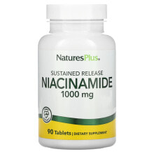 NaturesPlus, Sustained Release Niacinamide, 1000 mg, 90 Tablets