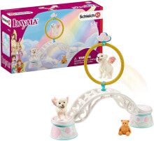 Детские игровые наборы и фигурки из дерева schleich bayala, 2-Piece Playset, Fairy Toys for Girls and Boys Ages 5-12 Years Old, Fairy in Flight with Glam Owl