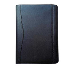 Q-CONNECT Ringless zipper portfolio folder with calculator and mobile phone bag 260x355 mm
