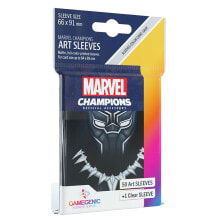 Настольные игры для компании gAMEGENIC Card Sleeves Marvel Champions Panther 66x91 Mm