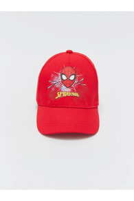 Spiderman Baskılı Erkek Çocuk Kep Şapka 2'li
