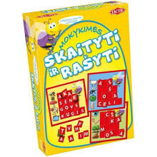 TACTIC Board Game Let´S Learn Words In Lithuanian Lang doll