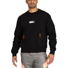 Puma Parquet Crew Neck Sweatshirt Mens Black 599941-03 купить онлайн