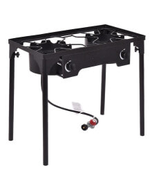 GIVIMO 150000 BTU Double Burner Outdoor Stove BBQ Grill