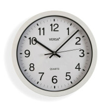 Настенное часы Versa Белый Пластик Кварц 4,3 x 30 x 30 cm