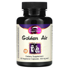Растительные экстракты и настойки dragon Herbs ( Ron Teeguarden ), Golden Air, 500 mg, 100 Vegetarian Capsules