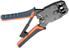 Инструменты для работы с кабелем fixpoint 50284 обжимной инструмент для кабеля Черный, Оранжевый