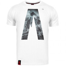 Мужские спортивные футболки Мужская футболка спортивная белая с принтом на груди Alpinus Peak white T-shirt M ALP20TC0039