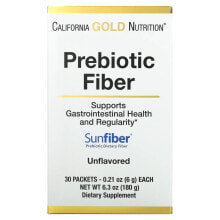Клетчатка california Gold Nutrition, пребиотическая клетчатка, 30 пакетиков, по 6 г (0,21 унции)