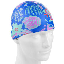 Купить шапочки для плавания MADWAVE: MADWAVE Tropic Junior Swimming Cap