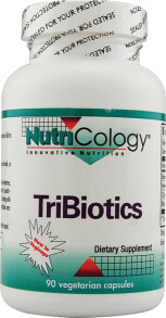 Пребиотики и пробиотики Nutricology Tribiotics Комплекс с растительным составом для баланса пробиотиков ЖКТ  90 вегетарианских капсул