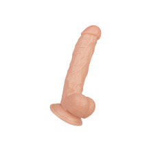 Naturgetreuer Naturdildo mit Saugfuss, 21 cm