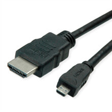 ROTRONIC-SECOMP Green HDMI High Speed Kabel mit Ethernet ST - Micro ST 2 m 11.44 - Cable - Digital/Display/Video