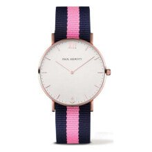 Мужские наручные часы с ремешком мужские наручные часы с синим розовым текстильным ремешком Paul Hewitt PH-SA-R-ST-W-NLP-20 ( 39 mm)