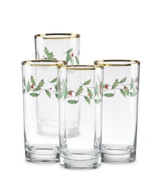 Lenox holiday 4-piece Highball Glass Set