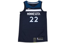 Nike NBA Andrew Wiggins Icon Edition Swingman Jersey SW球迷版球衣 森林狼队 安德鲁·威金斯涤纶无袖宽松吸汗排湿篮球背心 男款 深蓝色 / Баскетбольная майка Nike NBA Andrew Wiggins Icon Edition Swingman Jersey SW 864491-419