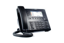Системные телефоны Mitel 80C00003AAA-A IP-телефон Черный Проводная телефонная трубка ЖК 24 линий