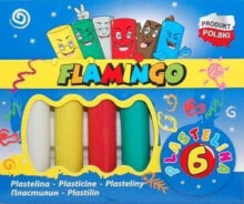 Пластилин и масса для лепки для детей titanum Plasticine flamingo 6 colors