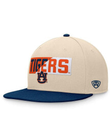 Купить мужские головные уборы Top of the World: Men's Khaki Auburn Tigers Goalaso Snapback Hat