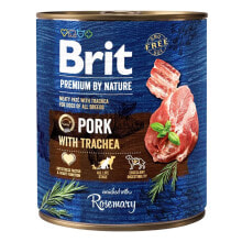 BRIT Premiumnature pork with trachea wet dog food 800g