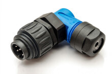 Купить кабели и провода для строительства Amphenol-Tuchel Electronics GmbH: Голубой кабель Amphenol C016 30K006 100 10 - 14 A - 250 V - 7P - Прямой - Синий - Серебро - IP67