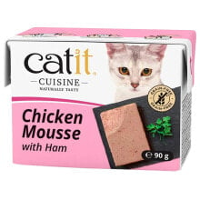 CATIT Cuisine 90g chicken mousse & ham