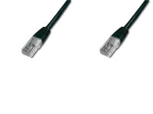 Кабели и разъемы для аудио- и видеотехники Digitus Cat.5e, U-UTP, 0.5m сетевой кабель 0,5 m Cat5e U/UTP (UTP) DK-1511-005/BLACK
