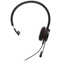 Jabra Evolve 20SE MS Mono - Headset - Head-band - Office/Call center - Black - Monaural - In-line control unit