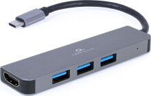 Stacja/replikator Cablexpert USB-C (A-CM-COMBO2-01)