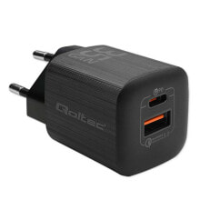 Сетевое зарядное устройство Qoltec 50764 Чёрный 35 W