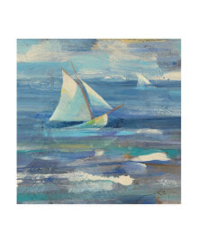 Trademark Global albena Hristova Ocean Sail V.2 Sq Canvas Art - 15.5