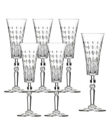 Lorren Home Trends marilyn Set of 6 Flutes