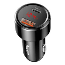 BASEUS Magic 45W 5A 1xUSB-A 1xUSB-C Car Charger