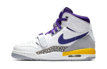 Jordan Legacy 312 三合一 爆裂纹 高帮 复古篮球鞋 GS 湖人 / Кроссовки Jordan Legacy 312 GS AT4040-157