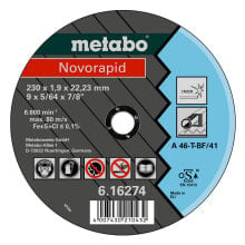 Купить оснастка для угловой шлифмашины (болгарки) Metabo: Metabo Trennscheibe Novorapid 230 x 1,9 x 22,23 mm Inox TF 41 (616274000)