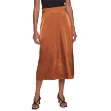 VILA Shima High Waist Midi Skirt