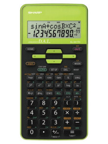 Sharp EL531TH калькулятор Карман Научный Черный, Зеленый EL-531TH-GR