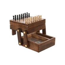 Games Home ESPRIT Wood 13 x 12 x 8 cm