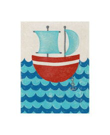 Trademark Global chariklia Zarris Trumans Voyage I Childrens Art Canvas Art - 27