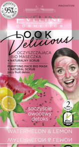 Купить маски для лица Eveline: Eveline Look Delicious Bio Maseczka + scrub watermelon & lemon