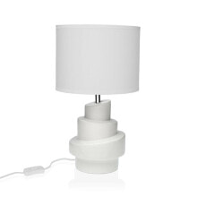 Desk lamp Versa White Ceramic 20 x 35 cm