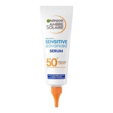 Garnier Ambre Solaire Sensitive Advanced Serum SPF50+ 125 ml sonnenschutz wasserfest unisex