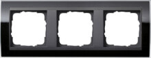 Умные розетки, выключатели и рамки gIRA 0213738 рамка для розетки/выключателя Черный