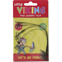 Грузила, крючки, джиг-головки для рыбалки KINETIC Little Viking Pike Leader 0.15 m